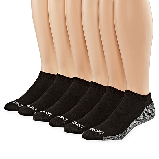 Dickies Dri-Tech Work Mens Breathable 6 Pair Low Cut Socks