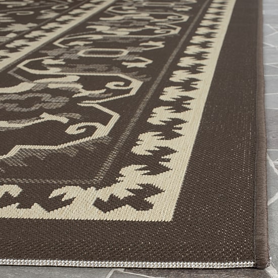 Safavieh Courtyard Collection Ilija Oriental Indoor/Outdoor Area Rug