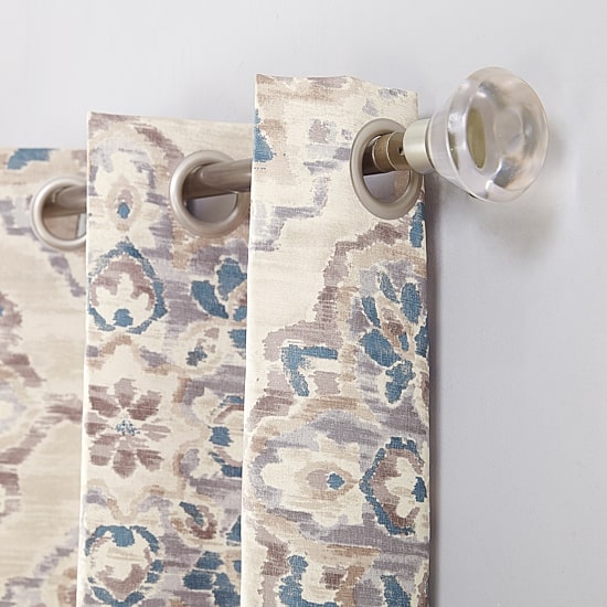 Sun Zero Regina Grommet Top Energy Saving Light-Filtering Single Curtain Panel