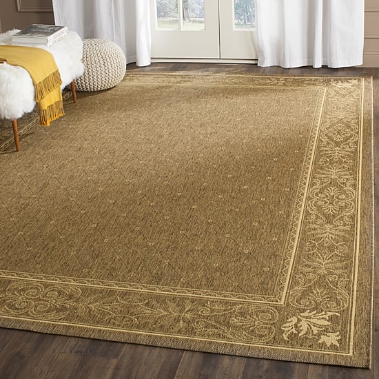 Safavieh Courtyard Collection Oakley Oriental Indoor/Outdoor Square Area Rug