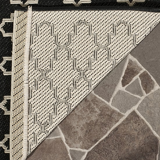 Safavieh Courtyard Collection Bora Geometric Indoor/Outdoor Square Area Rug