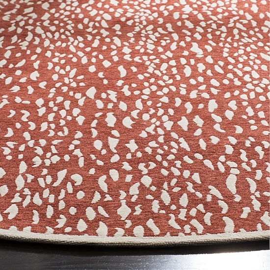 Safavieh Marbella Collection Gaia Geometric Round Area Rug