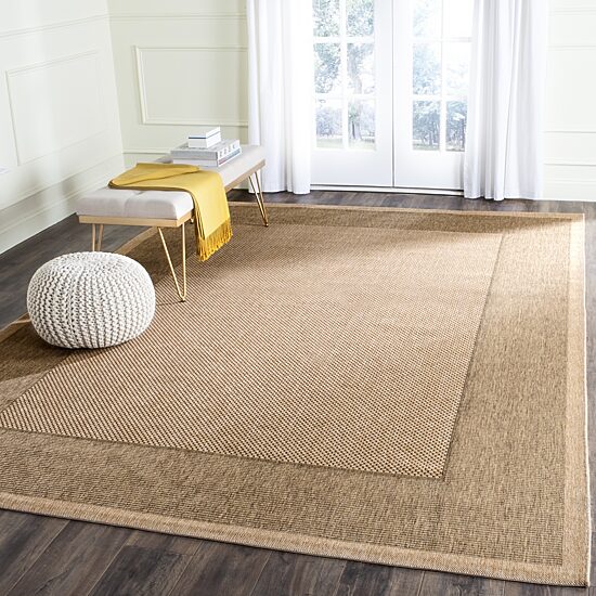 Safavieh Courtyard Collection Trina Bordered Indoor/Outdoor Area Rug