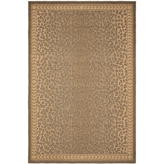 Safavieh Courtyard Collection Daithi Animal Indoor/Outdoor Area Rug