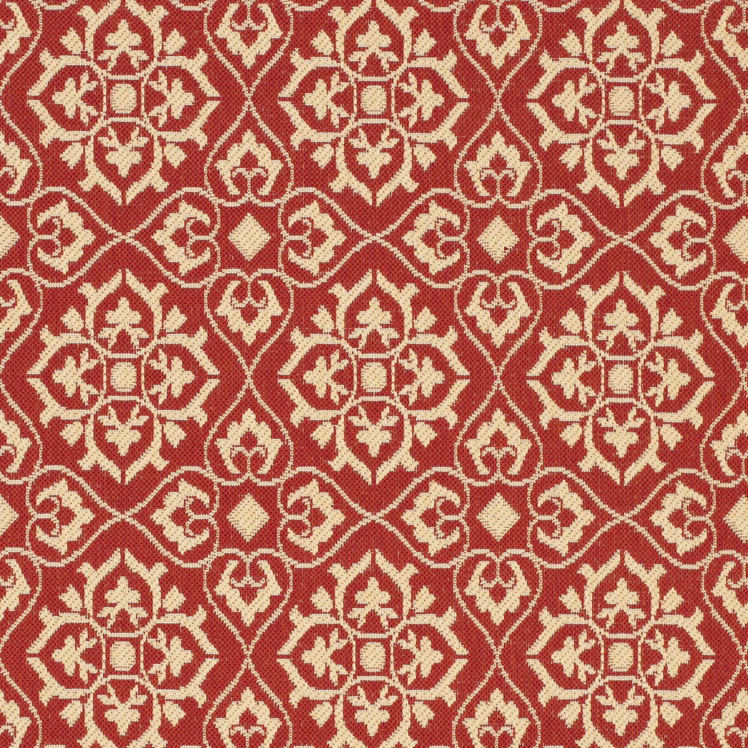 Safavieh Courtyard Collection Spots Oriental Indoor/Outdoor Runner Rug