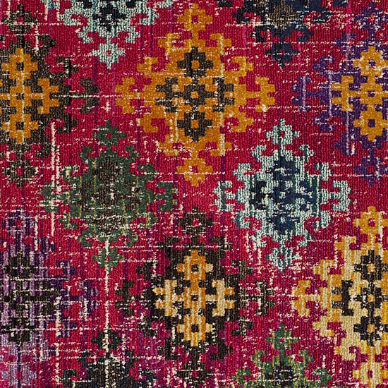 Safavieh Monaco Collection Flint Geometric Round Area Rug