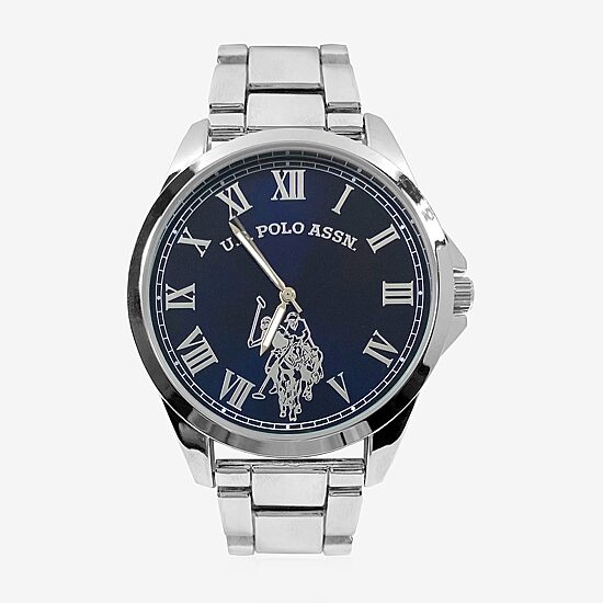 U.S. Polo Assn. Mens Silver Tone 4-pc. Watch Boxed Set Usc20201jc