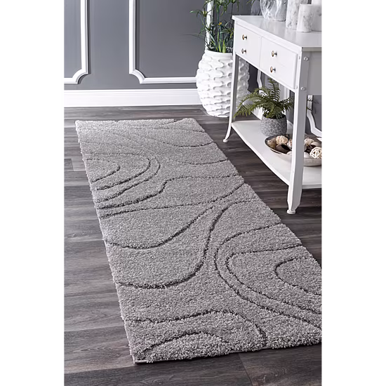 nuLoom Carolyn Modern Waves Indoor Outdoor Rectangular Runner