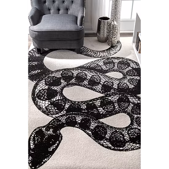 nuLoom Thomas Paul Power Loomed Serpent Rectangular Rug