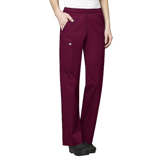Wink® Wonderwork Pull-On Cargo Womens Tag Free Scrub Pant