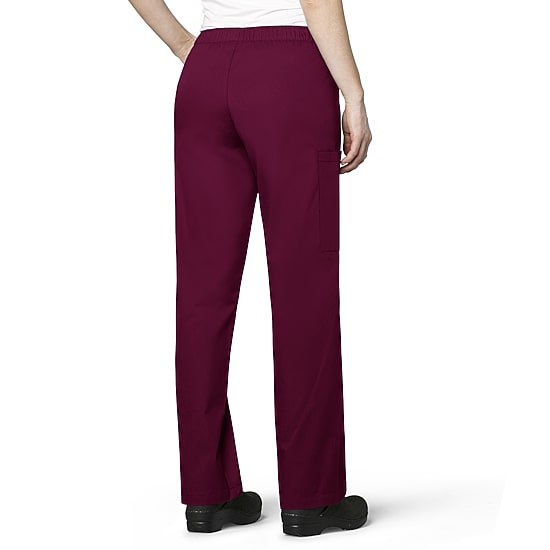 Wink® Wonderwork Pull-On Cargo Womens Tag Free Scrub Pant