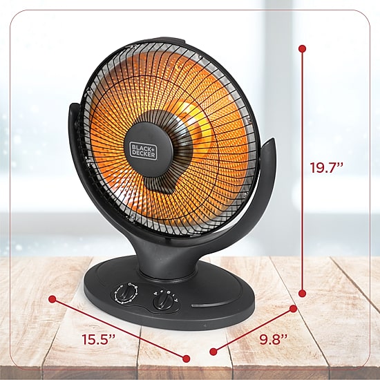 BLACK+DECKER 14 inch Radiant Dish Heater