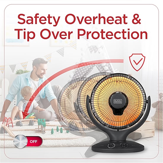 BLACK+DECKER 14 inch Radiant Dish Heater