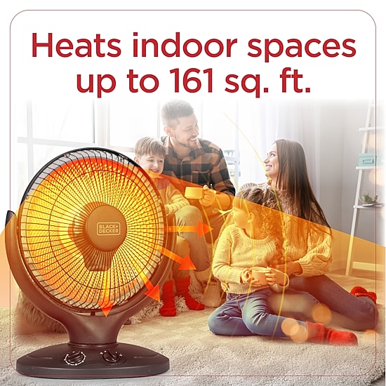 BLACK+DECKER 14 inch Radiant Dish Heater