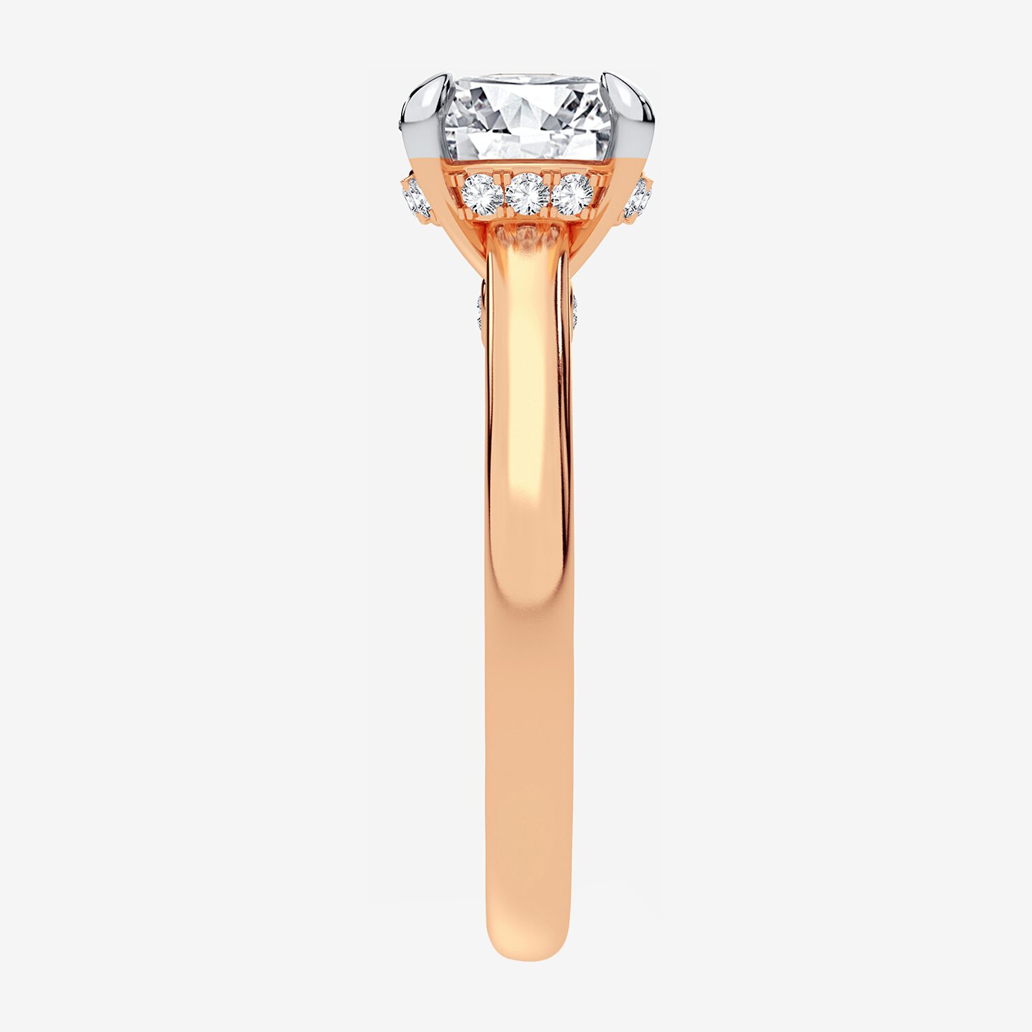 G-H / SI1-SI2) Womens CT. T.W. Lab Grown White Diamond 14K Gold Round Solitaire Engagement Ring