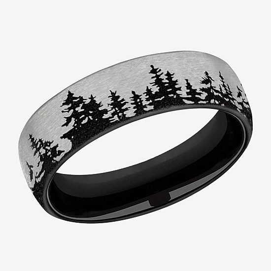 Mens 6.5MM Titanium Wedding Band