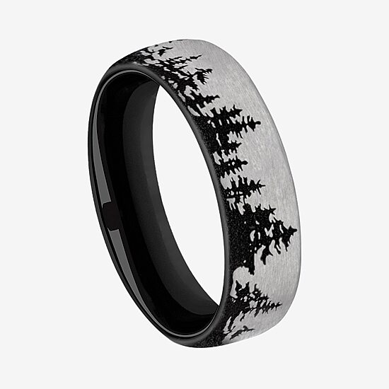 Mens 6.5MM Titanium Wedding Band