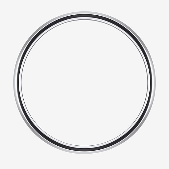 Mens 8MM Cobalt Wedding Band