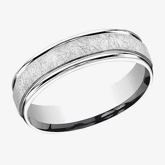 Mens 6.5MM Cobalt Wedding Band