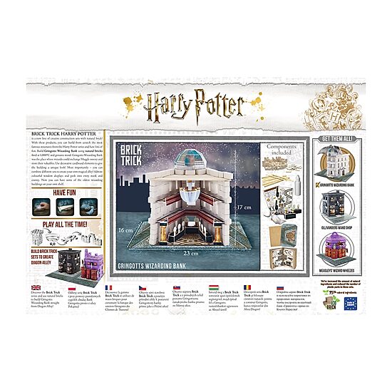 Trefl Brick Tricks Gringotts Bank Building Set 210-pc.