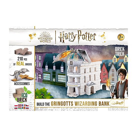 Trefl Brick Tricks Gringotts Bank Building Set 210-pc.