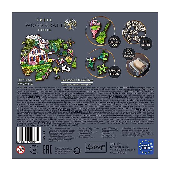 Trefl Puzzles - 501 Piece Wood Summer Haven 501-pc. Puzzle