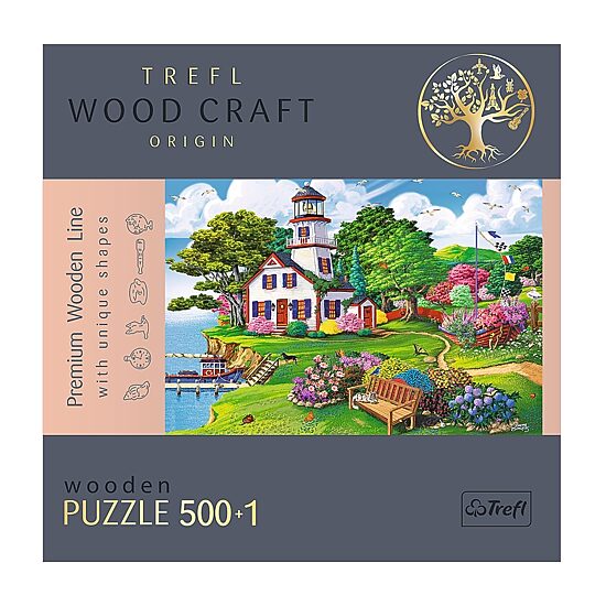 Trefl Puzzles - 501 Piece Wood Summer Haven 501-pc. Puzzle