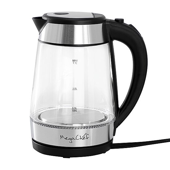 MegaChef 7-Cup Stainless Steel Electric Kettle