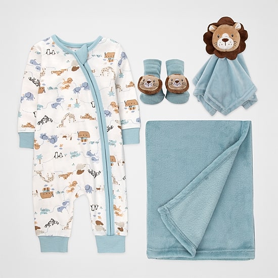 Baby Essentials Baby Boys Knit 4-pc. Baby Clothing Set