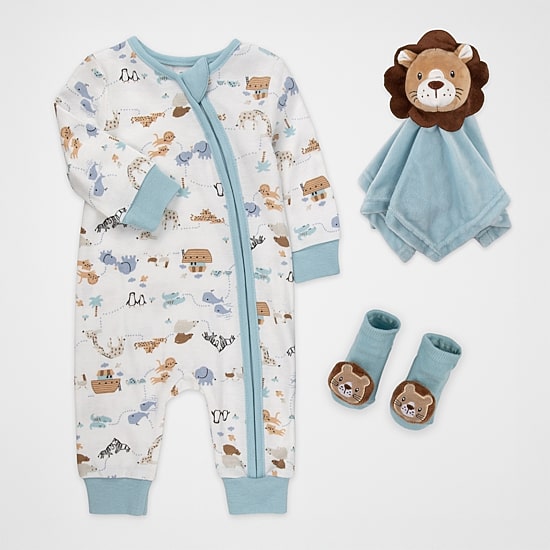 Baby Essentials Baby Boys Knit 4-pc. Baby Clothing Set