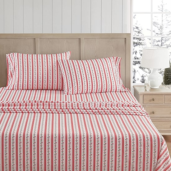 Martha Stewart Rose Ribbon Sheet Set