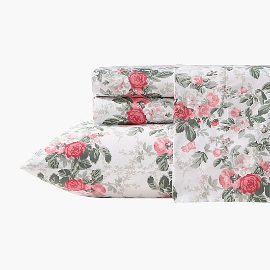 Laura Ashley Bettinas Blooms 300tc Sheet Set