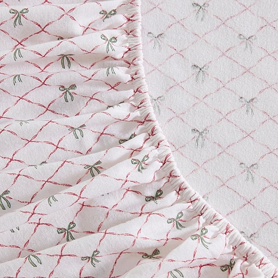 Martha Stewart Holiday Bows Sheet Set