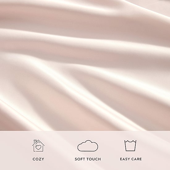 Laura Ashley Satin Bliss Sheet Set