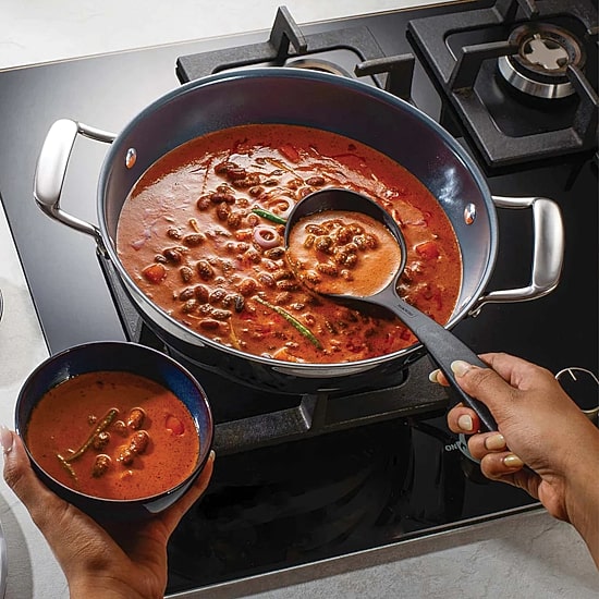Tramontina Utsava Stainless Steel 5.7-qt. Covered Kadai