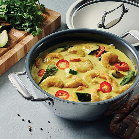Tramontina Utsava Stainless Steel 2.7-qt. Covered Kadai