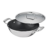 Tramontina Utsava Stainless Steel 2.7-qt. Covered Kadai