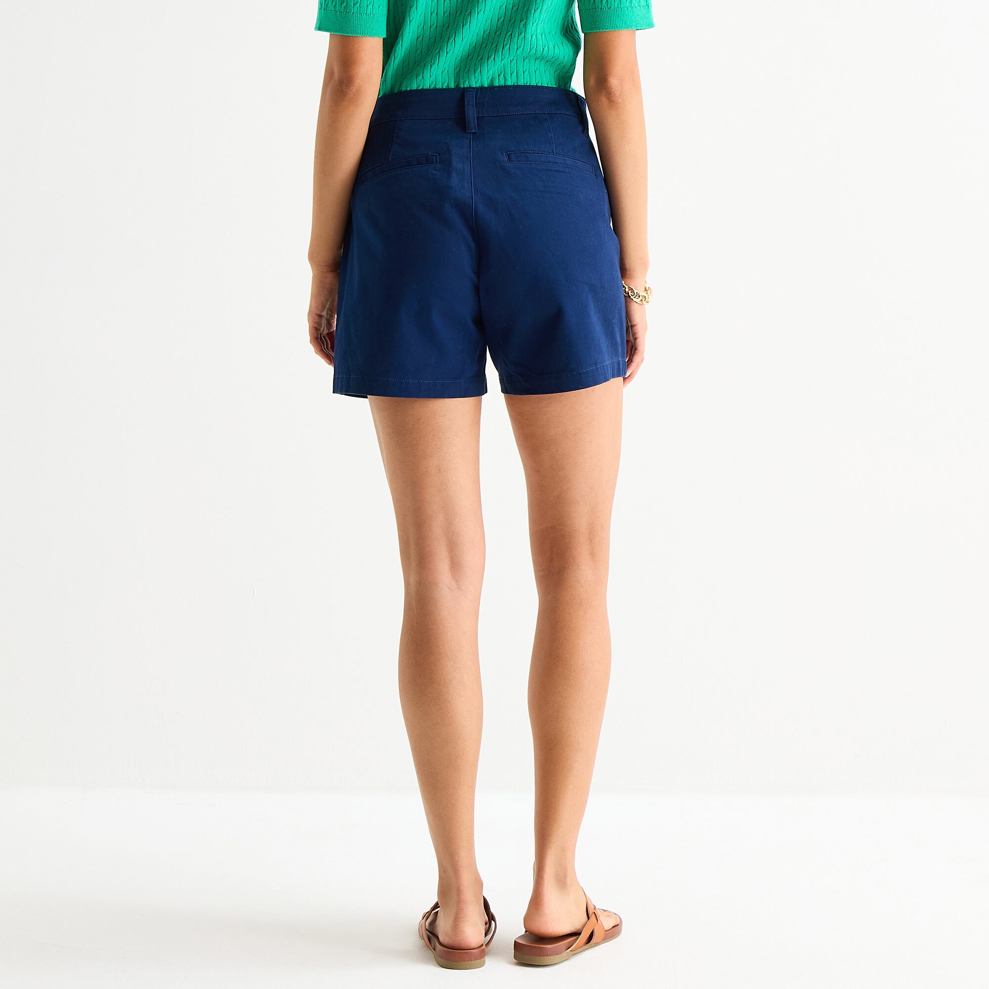 St. John's Bay Womens 5 3/4" Mid Rise Tall Chino Short