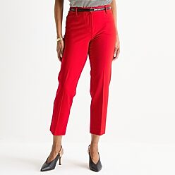 womens red dress pants Freedom Flex Slim Straight Leg for Tall Women in Tawny Port 8 / Tall / Tawny Port and stretchy crepe that moves with you XFLWAM Women Wide Leg Dress