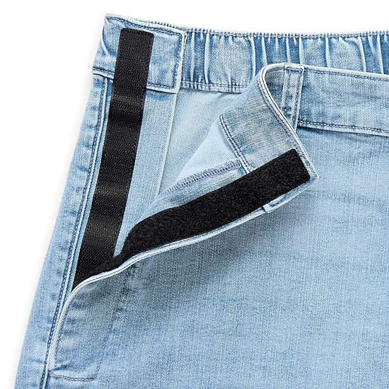 St. John's Bay Womens 12" Plus Adaptive Easy-on + Easy-off Bermuda Short