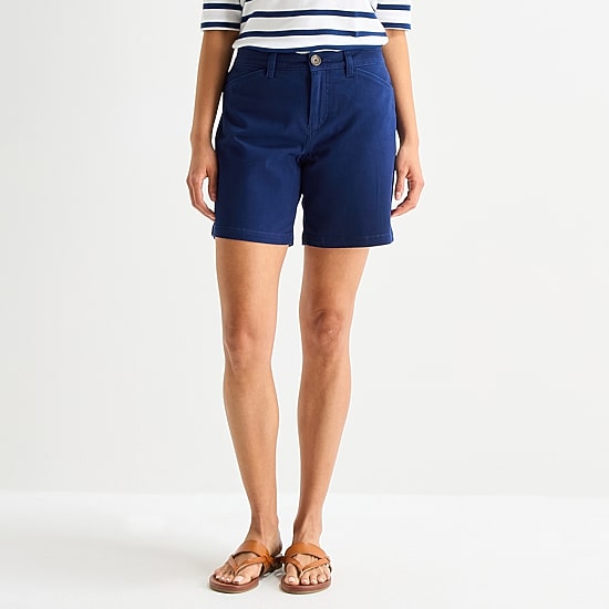 St. John's Bay Womens 7" Chino Short