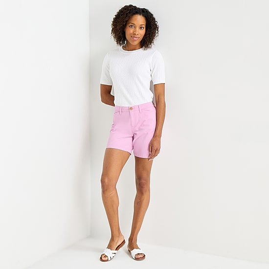 St. John's Bay Womens 7" Chino Short