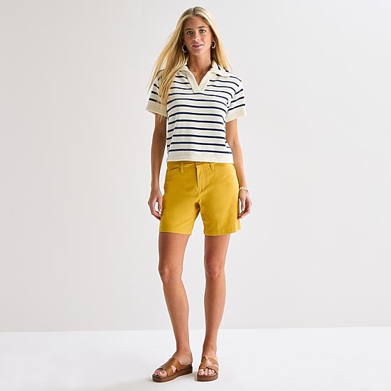St. John's Bay Womens 7" Chino Short