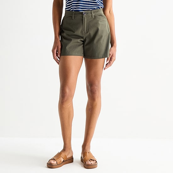 St. John's Bay Womens 5" Chino Short