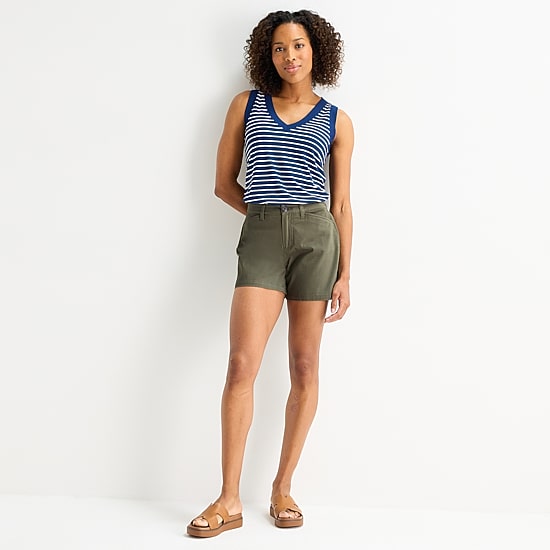 St. John's Bay Womens 5" Chino Short