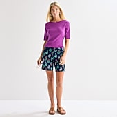 St. John's Bay Womens 7" Chino Short