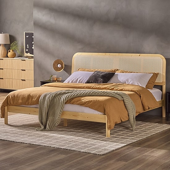 Rattan Curved Bedframe