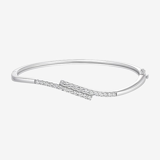 Diamonart Womens Cubic Zirconia Sterling Silver 2-pc. Jewelry Set