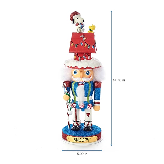 Kurt Adler 12-Inch Snoopy Hollywood Peanuts Snoopy Christmas Nutcracker