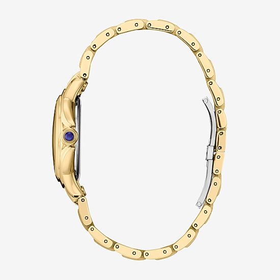 Citizen Cici Womens Gold Tone Stainless Steel Bracelet Watch Em1162-52a